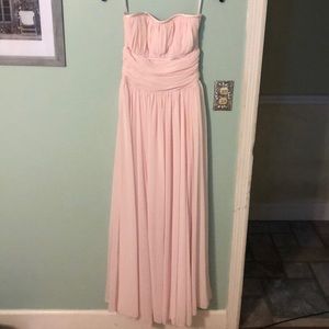 Strapless gown